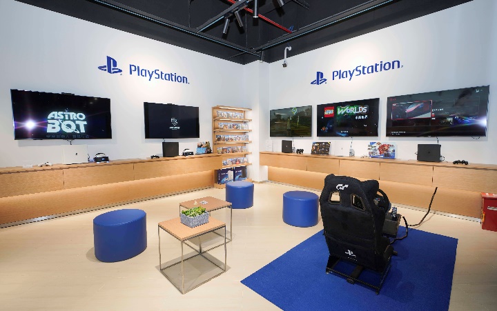 索尼playstation游戏产品体验区